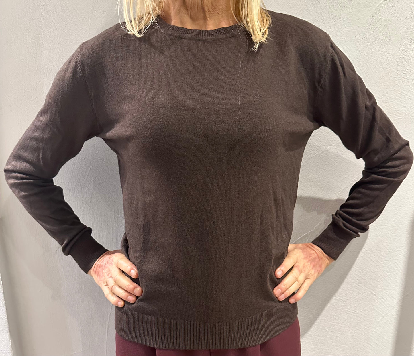 Maglione girocollo taglia unica