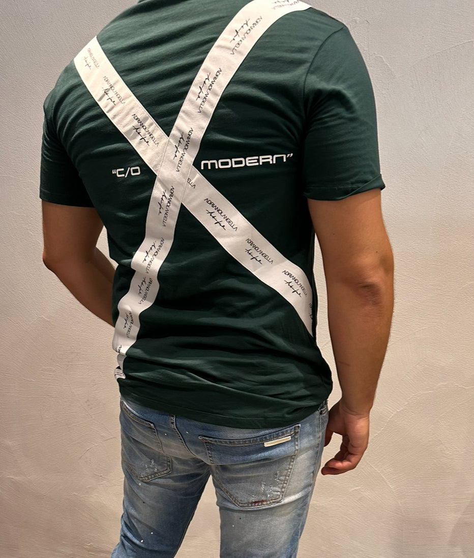 T-shirt verde A. Langella