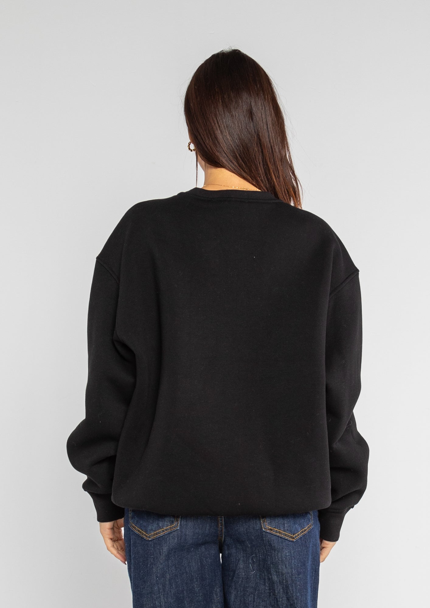 Felpa oversize con applicazioni Lokita
