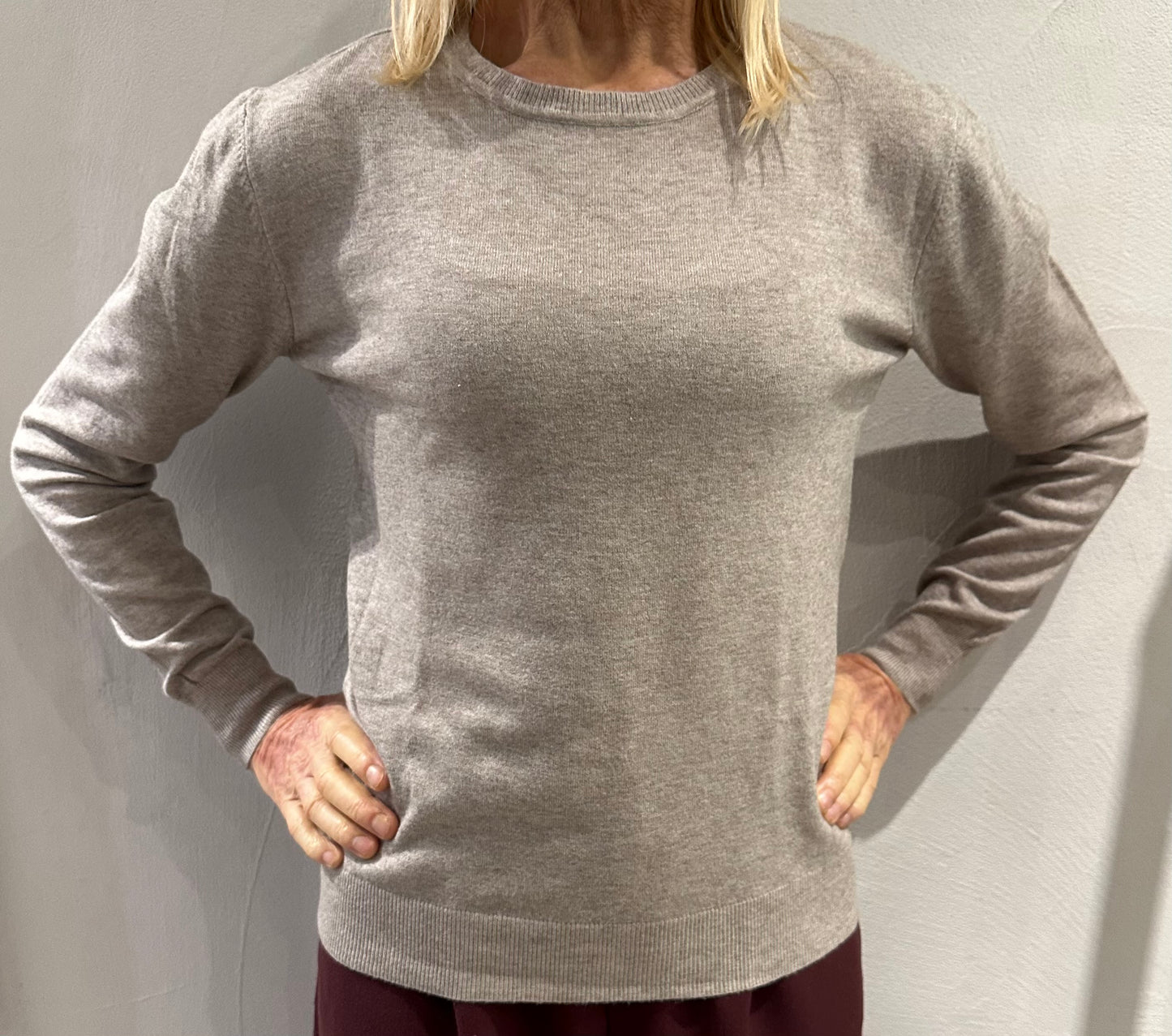 Maglione girocollo taglia unica