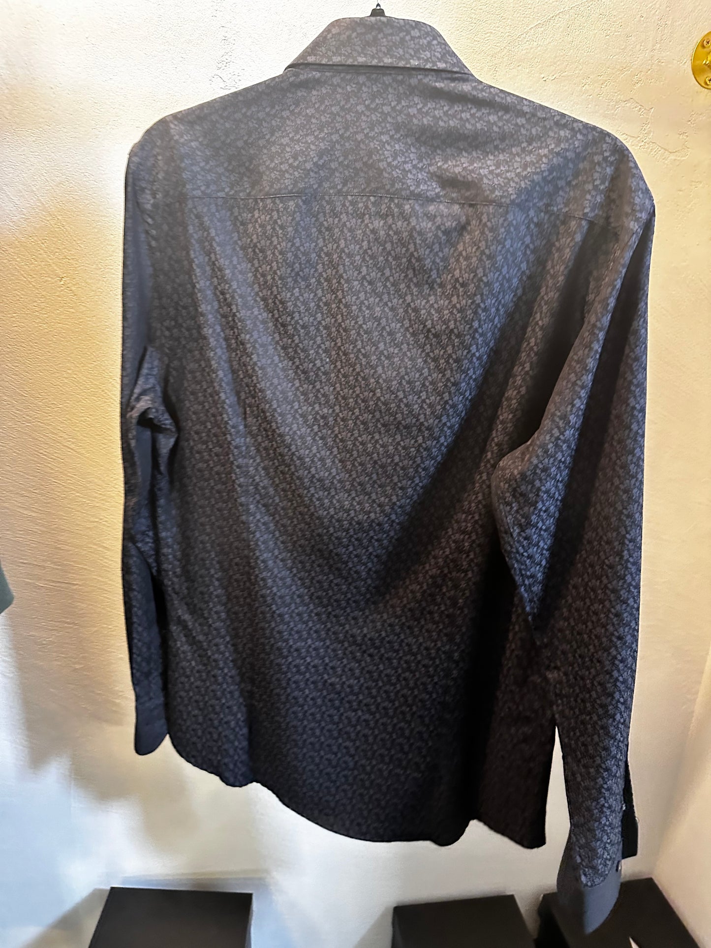 Camicia nera a fiori Primo Emporio