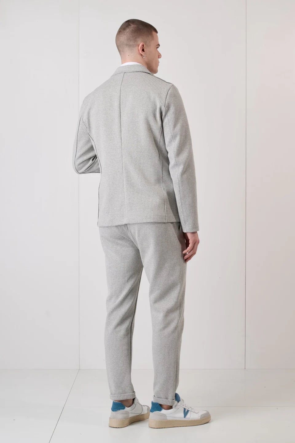 Blazer V2 grigio gessato