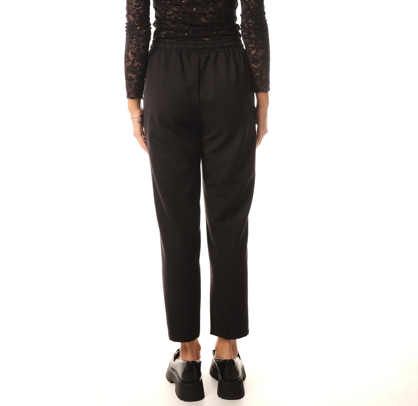 Pantalone elastico con coulisse