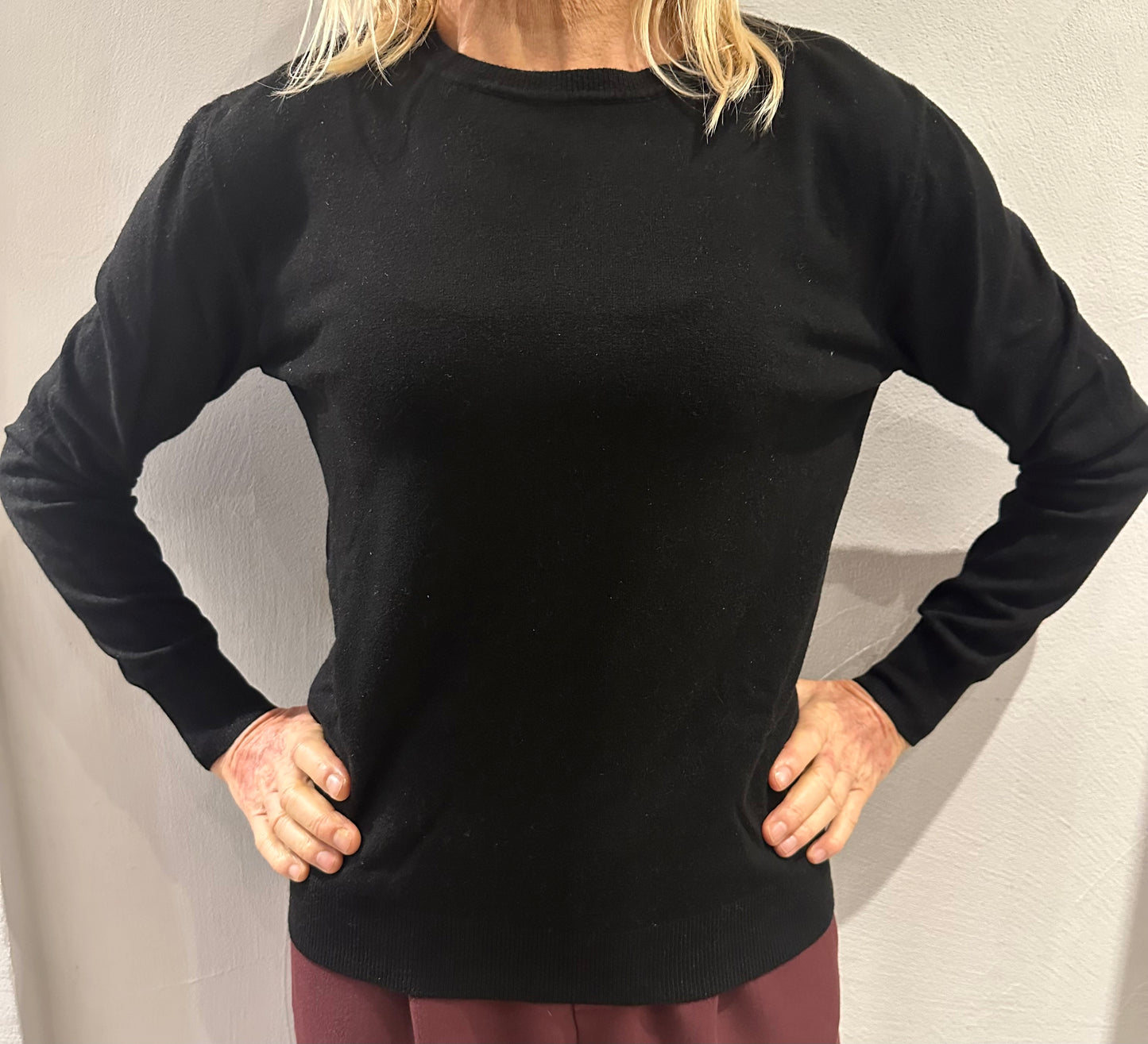 Maglione girocollo taglia unica