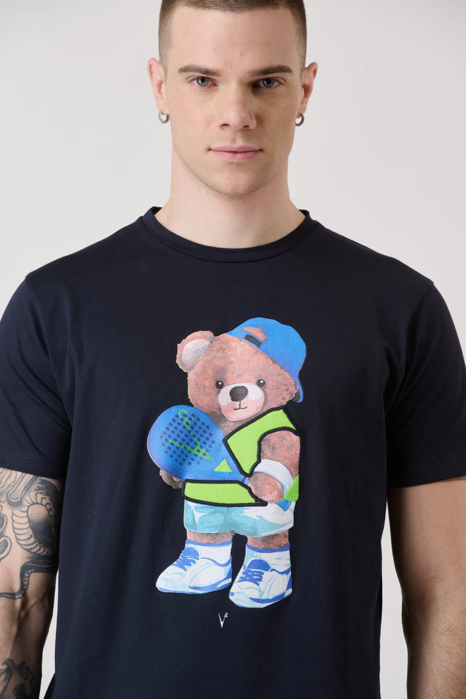 T-shirt V2 blu Teddy padel