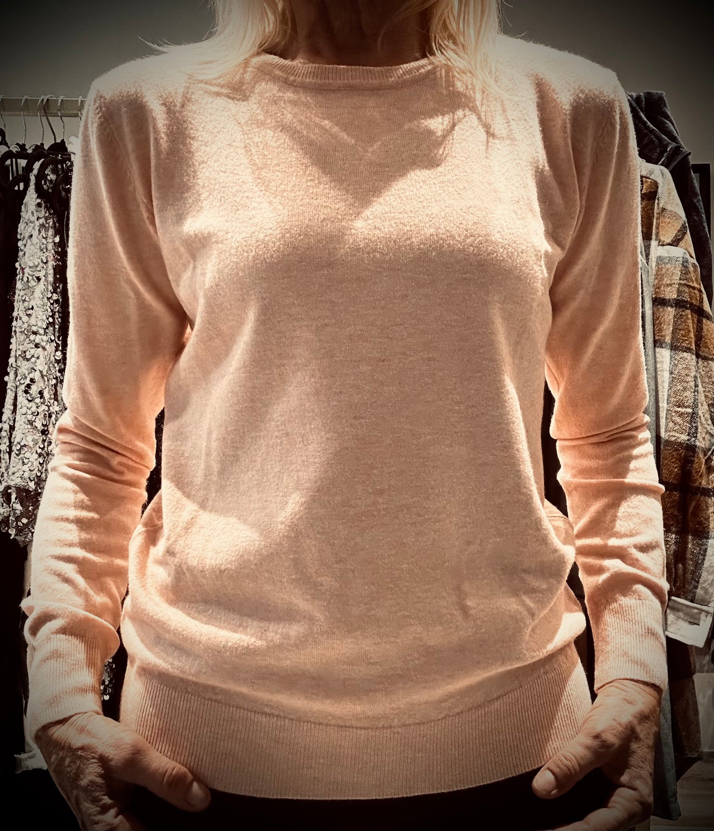 Maglione girocollo taglia unica