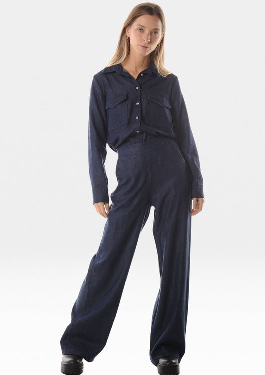 Pantalone effetto denim Lokita Milano