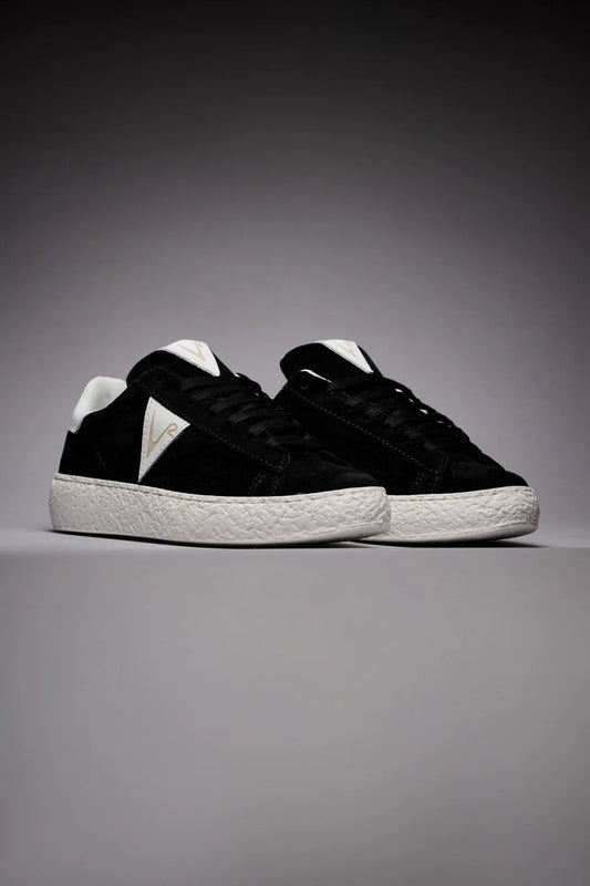 Sneakers V2 in pelle scamosciata nera