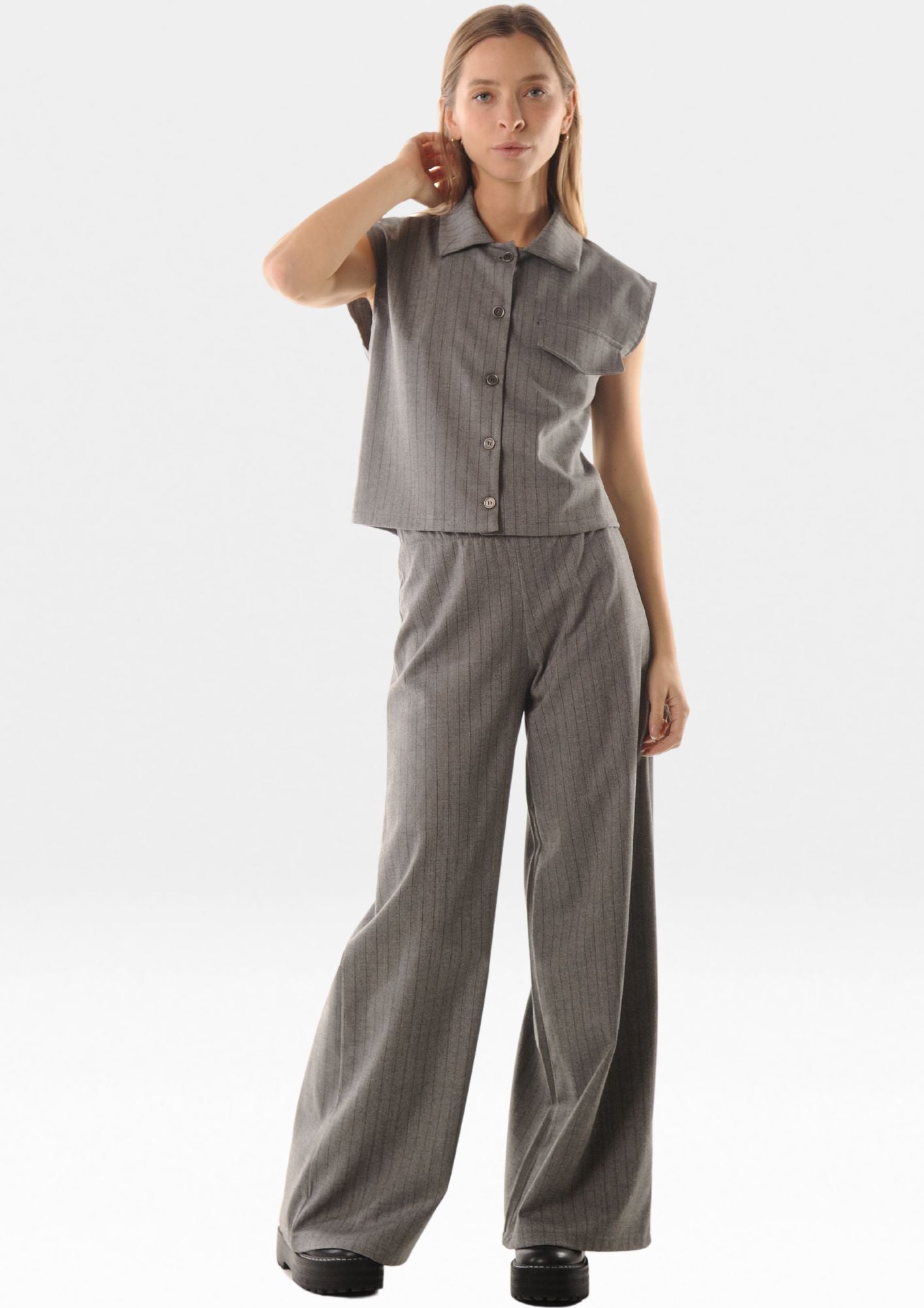 Pantalone gessato Lokita Milano