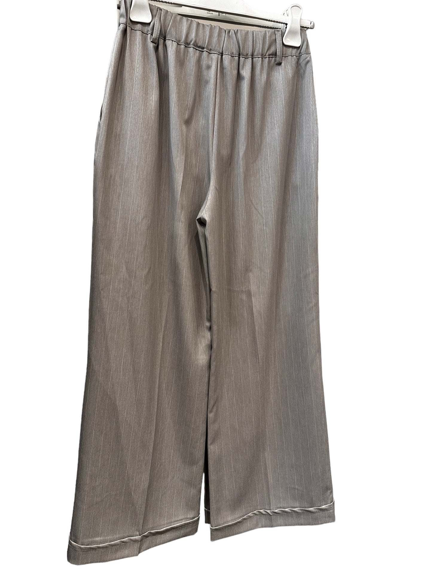 Pantalone gessato grigio