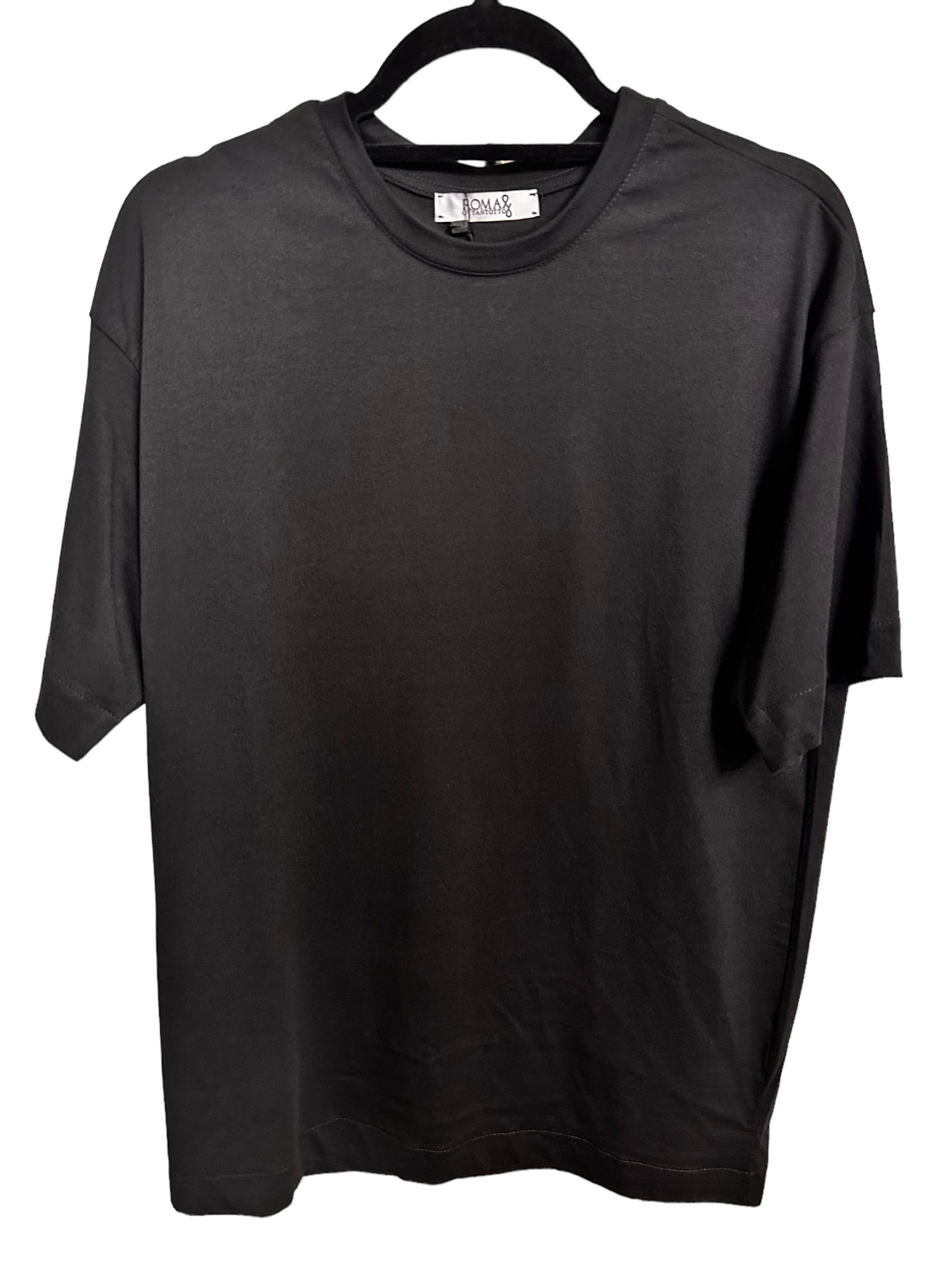T-shirt  basic nera oversize